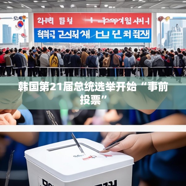 韩国第21届总统选举开始“事前投票”