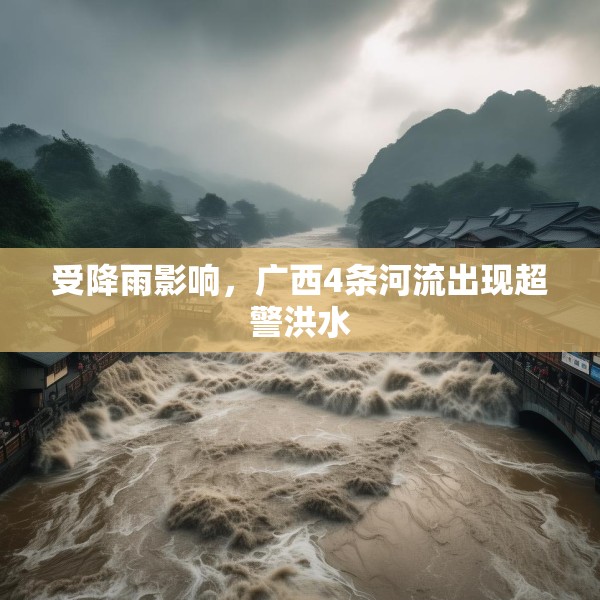 受降雨影响，广西4条河流出现超警洪水