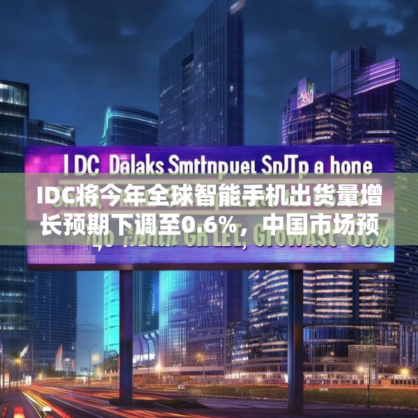 IDC将今年全球智能手机出货量增长预期下调至0.6%，中国市场预计增长3%