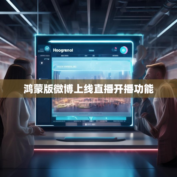 鸿蒙版微博上线直播开播功能
