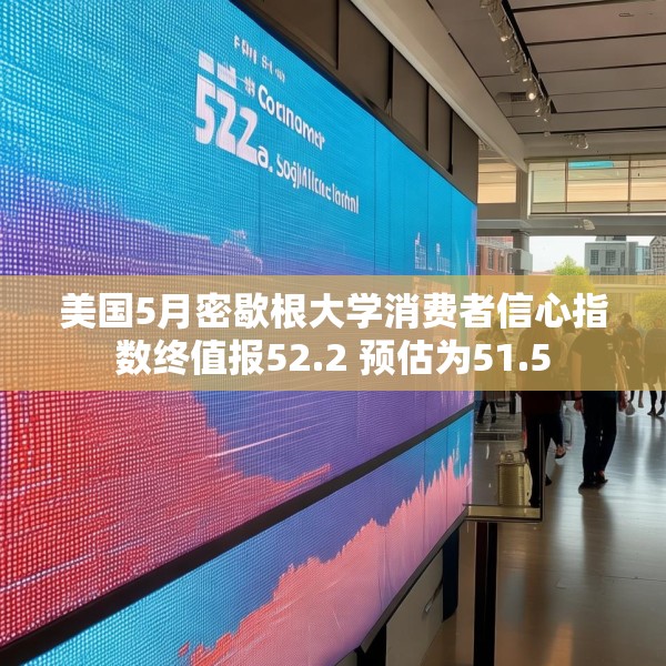 美国5月密歇根大学消费者信心指数终值报52.2 预估为51.5