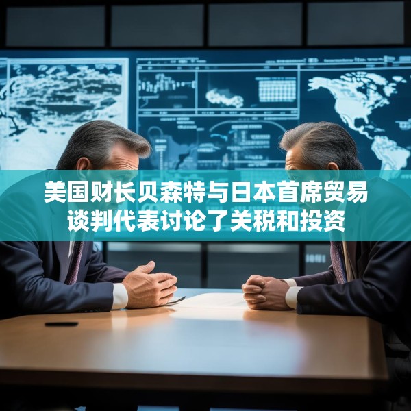 美国财长贝森特与日本首席贸易谈判代表讨论了关税和投资