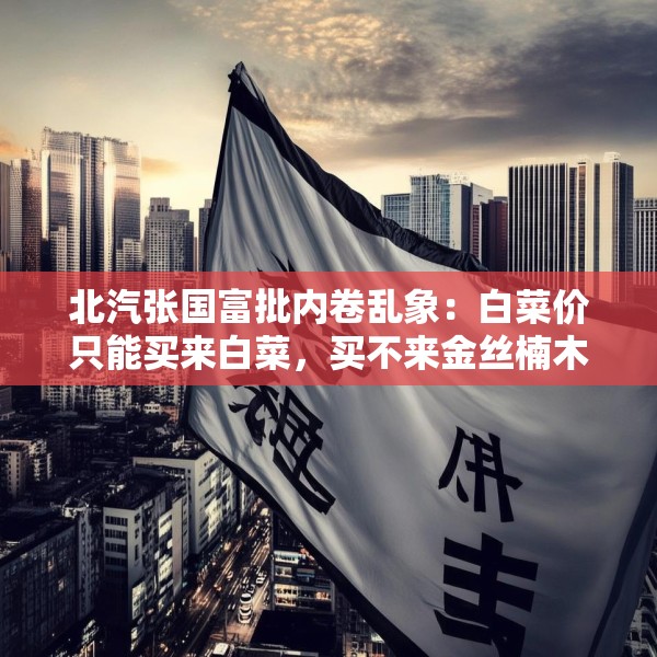 北汽张国富批内卷乱象：白菜价只能买来白菜，买不来金丝楠木