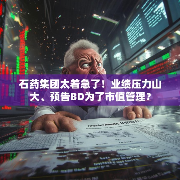 石药集团太着急了！业绩压力山大、预告BD为了市值管理？