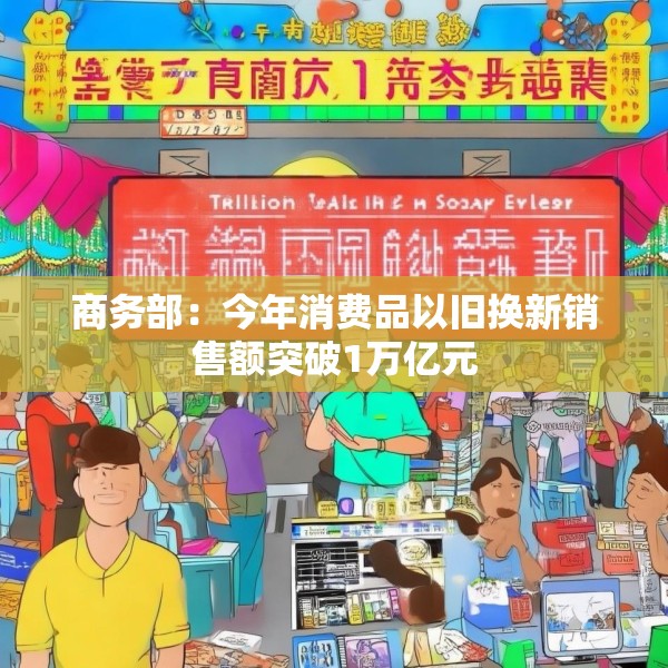 商务部：今年消费品以旧换新销售额突破1万亿元