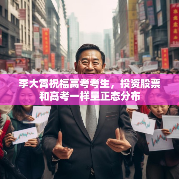 李大霄祝福高考考生，投资股票和高考一样呈正态分布