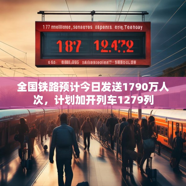 全国铁路预计今日发送1790万人次，计划加开列车1279列