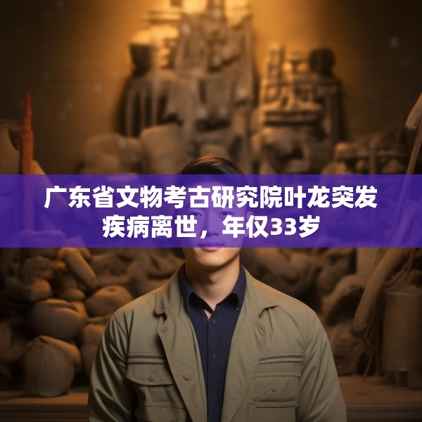 广东省文物考古研究院叶龙突发疾病离世，年仅33岁