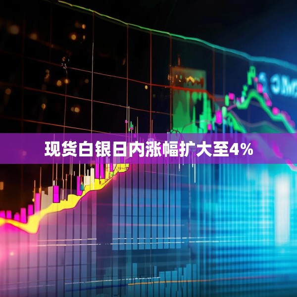 现货白银日内涨幅扩大至4%