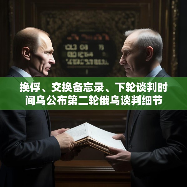 换俘、交换备忘录、下轮谈判时间乌公布第二轮俄乌谈判细节
