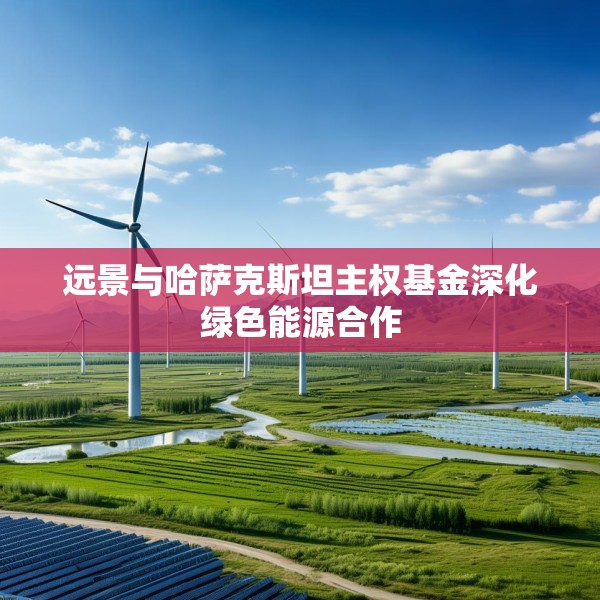 远景与哈萨克斯坦主权基金深化绿色能源合作