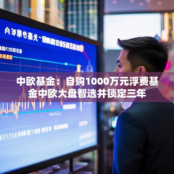 中欧基金：自购1000万元浮费基金中欧大盘智选并锁定三年