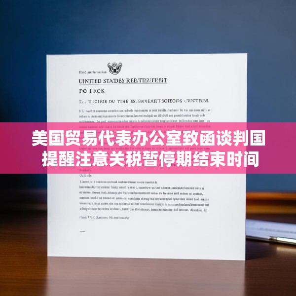 美国贸易代表办公室致函谈判国 提醒注意关税暂停期结束时间