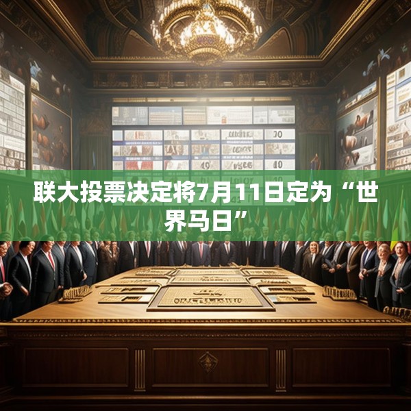 联大投票决定将7月11日定为“世界马日”