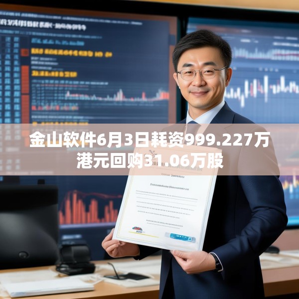 金山软件6月3日耗资999.227万港元回购31.06万股