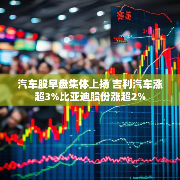 汽车股早盘集体上扬 吉利汽车涨超3%比亚迪股份涨超2%