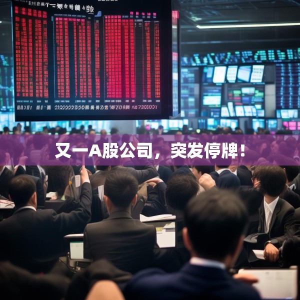 又一A股公司，突发停牌！