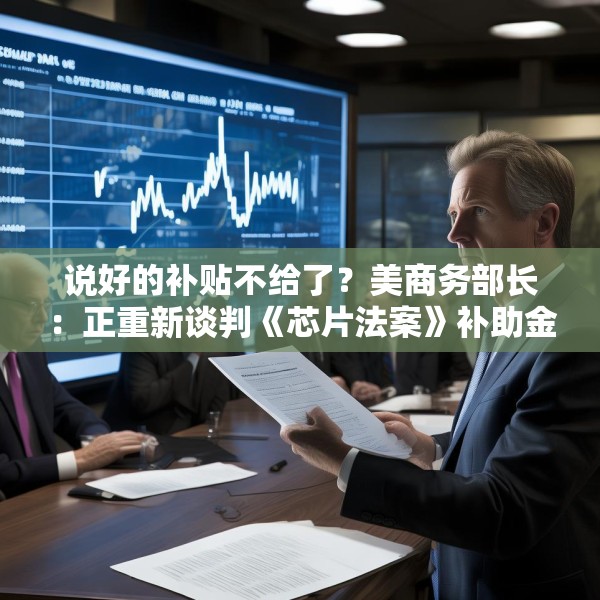 说好的补贴不给了？美商务部长：正重新谈判《芯片法案》补助金