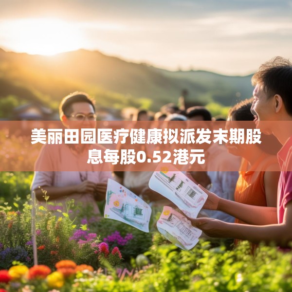 美丽田园医疗健康拟派发末期股息每股0.52港元