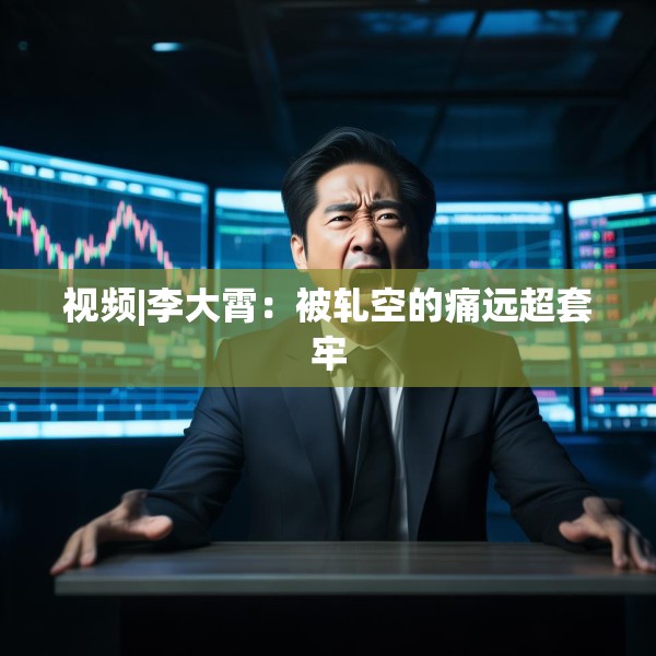 视频|李大霄：被轧空的痛远超套牢