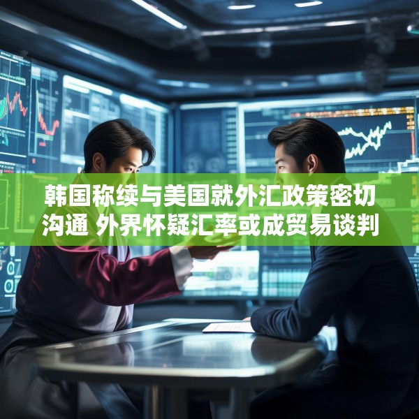 韩国称续与美国就外汇政策密切沟通 外界怀疑汇率或成贸易谈判主题