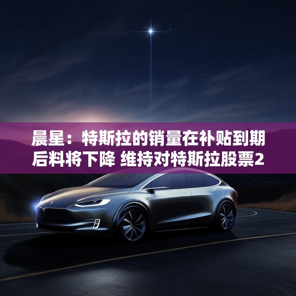 晨星：特斯拉的销量在补贴到期后料将下降 维持对特斯拉股票250美元的公允价值估值