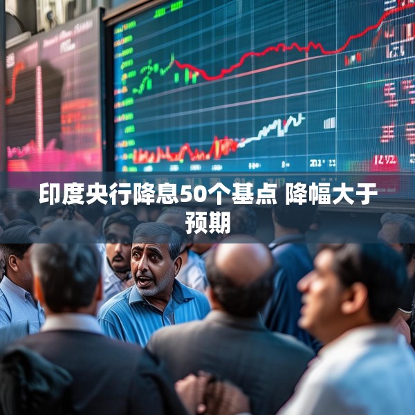 印度央行降息50个基点 降幅大于预期