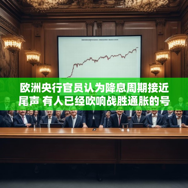 欧洲央行官员认为降息周期接近尾声 有人已经吹响战胜通胀的号角
