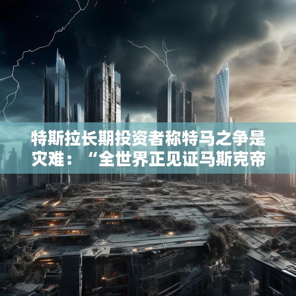 特斯拉长期投资者称特马之争是灾难：“全世界正见证马斯克帝国的瓦解”