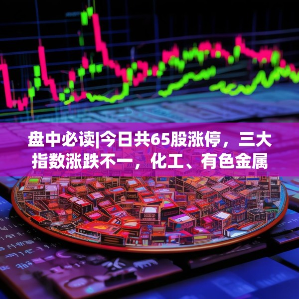 盘中必读|今日共65股涨停，三大指数涨跌不一，化工、有色金属概念逆势活跃