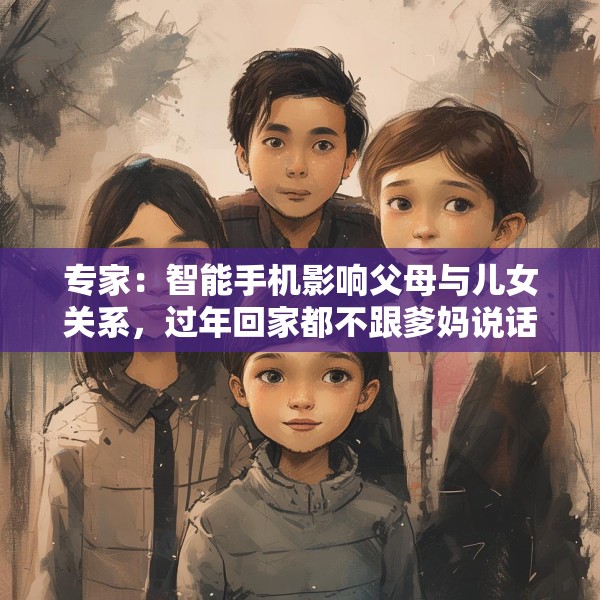 专家：智能手机影响父母与儿女关系，过年回家都不跟爹妈说话