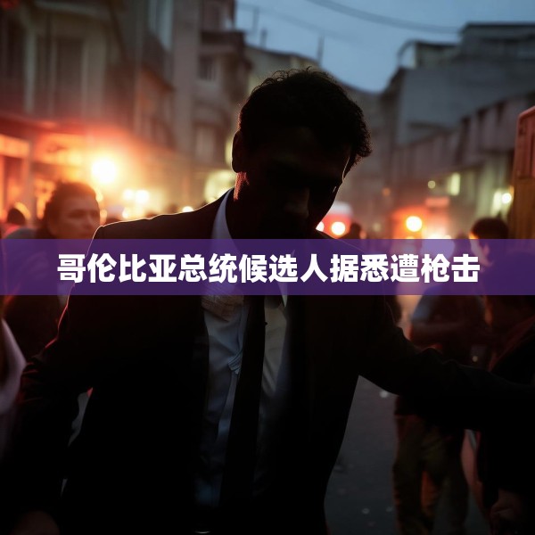 哥伦比亚总统候选人据悉遭枪击
