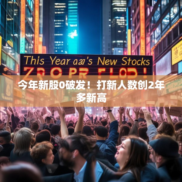 今年新股0破发！打新人数创2年多新高