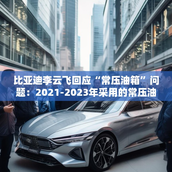 比亚迪李云飞回应“常压油箱”问题：2021-2023年采用的常压油箱方案，符合法规要求
