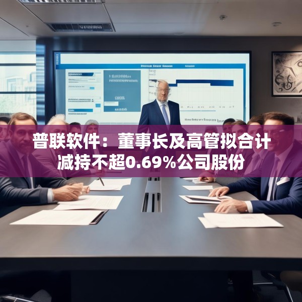 普联软件：董事长及高管拟合计减持不超0.69%公司股份