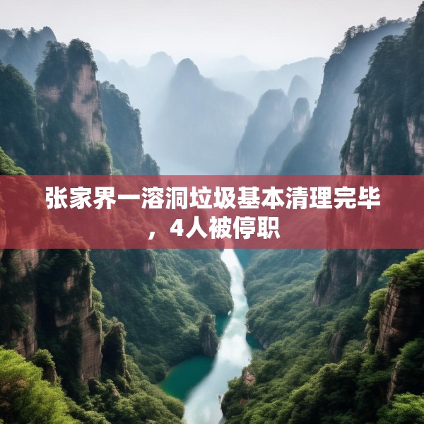 张家界一溶洞垃圾基本清理完毕，4人被停职