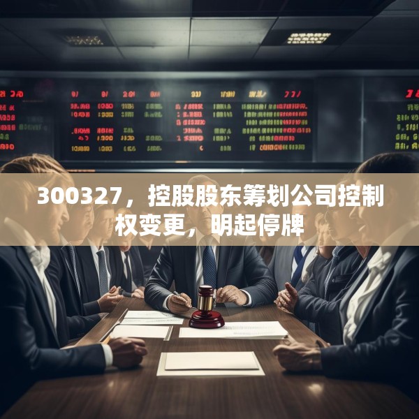 300327，控股股东筹划公司控制权变更，明起停牌