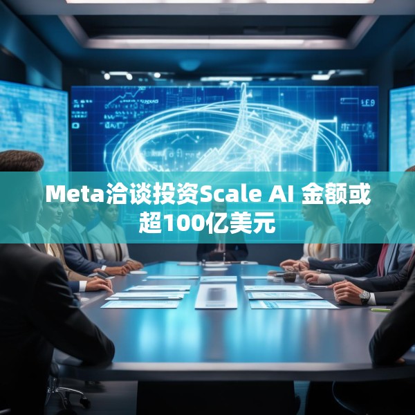 Meta洽谈投资Scale AI 金额或超100亿美元