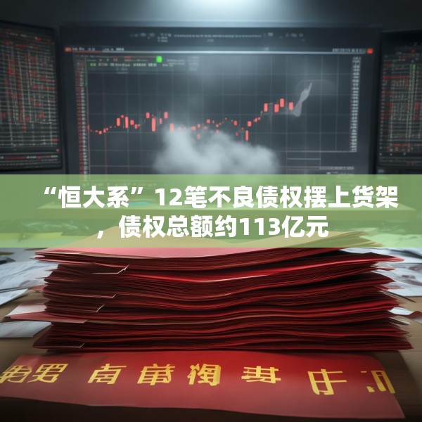 “恒大系”12笔不良债权摆上货架，债权总额约113亿元