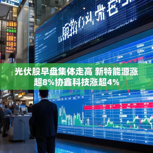 光伏股早盘集体走高 新特能源涨超8%协鑫科技涨超4%