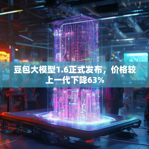 豆包大模型1.6正式发布，价格较上一代下降63%