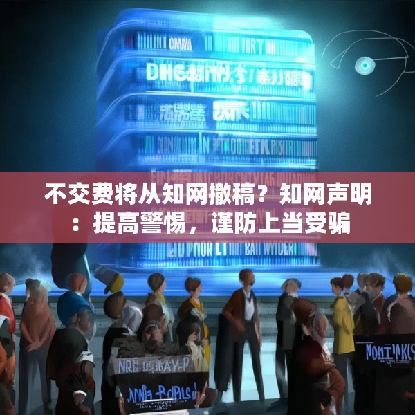 不交费将从知网撤稿？知网声明：提高警惕，谨防上当受骗