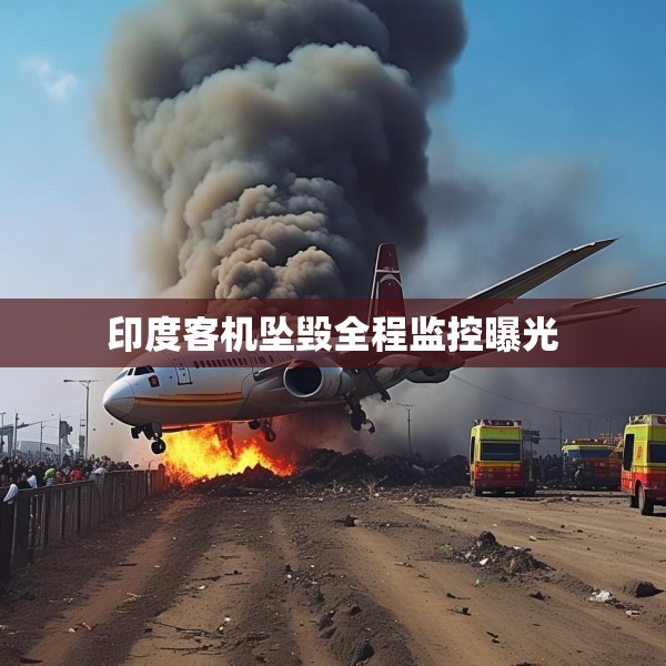 印度客机坠毁全程监控曝光
