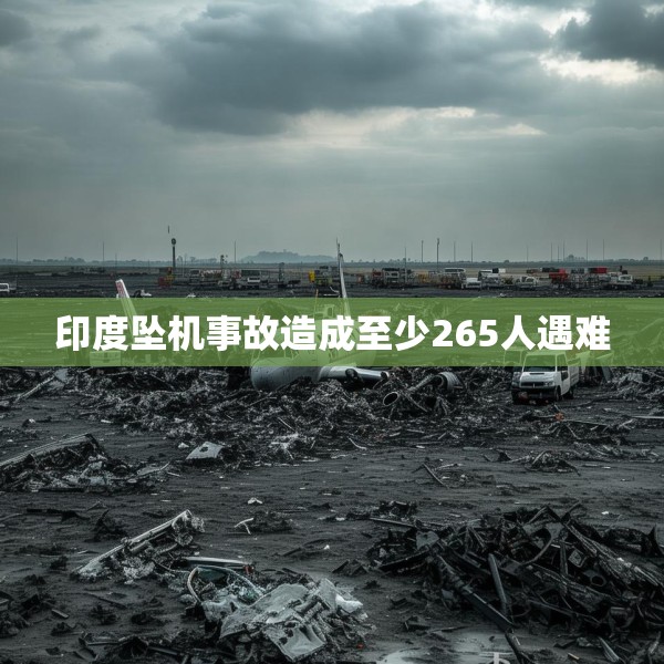 印度坠机事故造成至少265人遇难