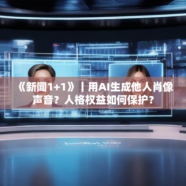 《新闻1+1》丨用AI生成他人肖像声音？人格权益如何保护？