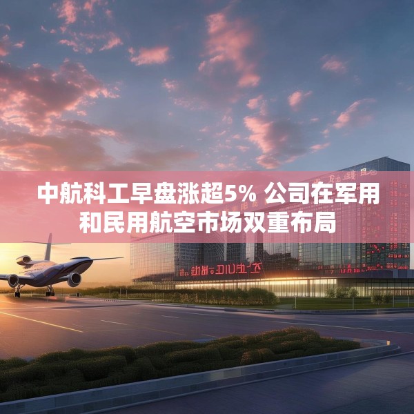 中航科工早盘涨超5% 公司在军用和民用航空市场双重布局