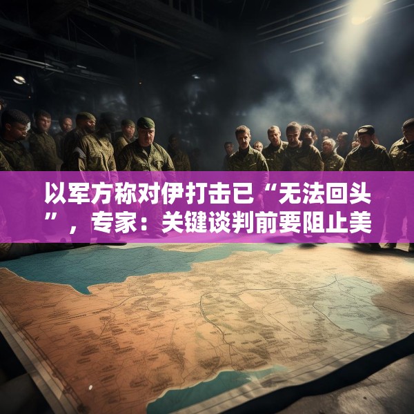 以军方称对伊打击已“无法回头”，专家：关键谈判前要阻止美伊缓和关系