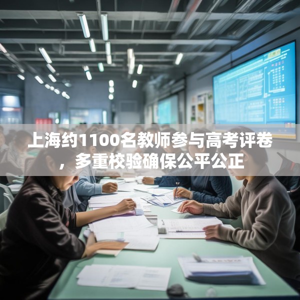 上海约1100名教师参与高考评卷，多重校验确保公平公正