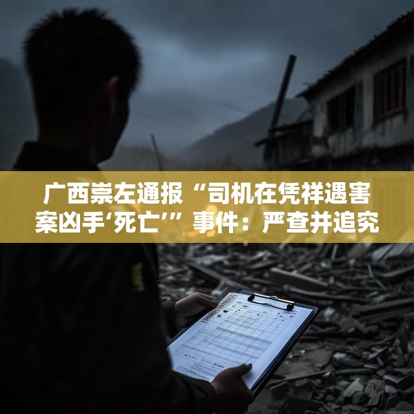 广西崇左通报“司机在凭祥遇害案凶手‘死亡’”事件：严查并追究相关部门和人员责任