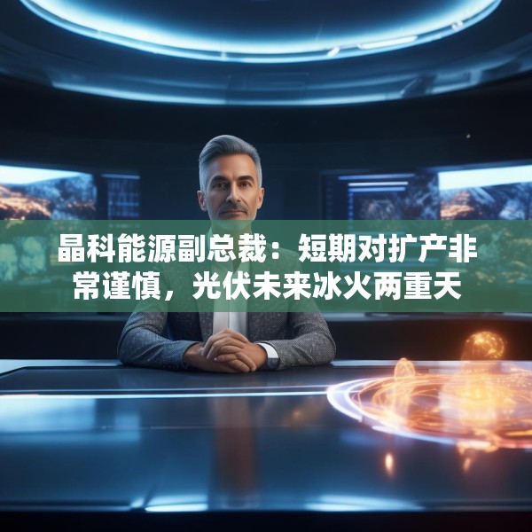 晶科能源副总裁：短期对扩产非常谨慎，光伏未来冰火两重天